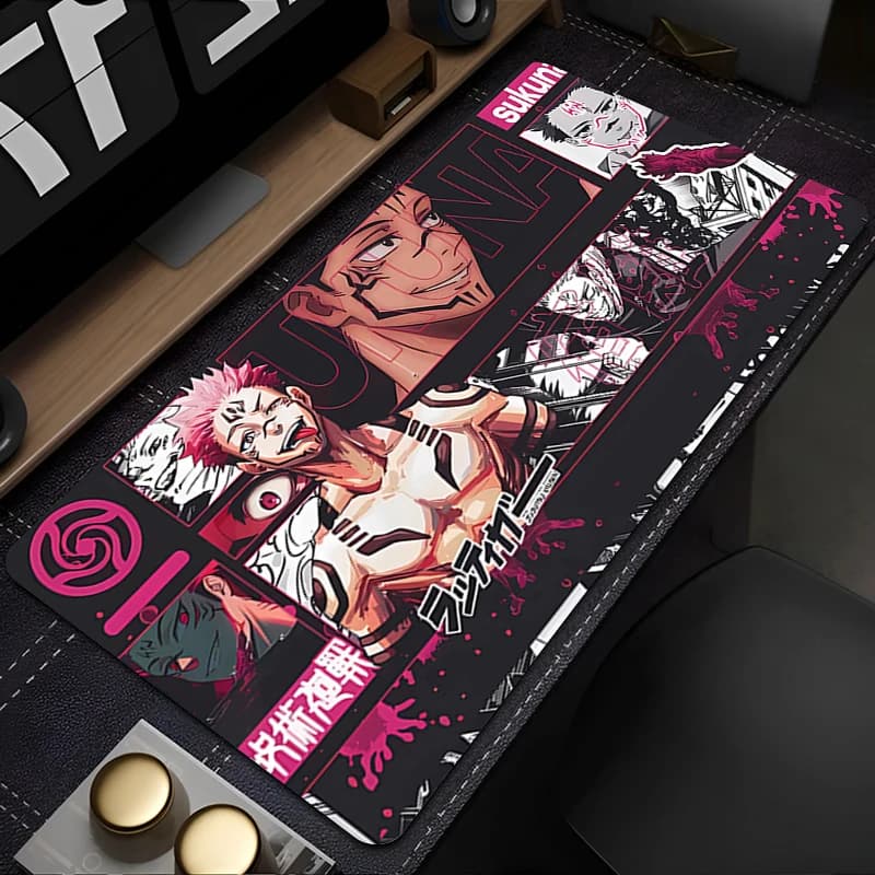 Computer mouse pad New mouse mats Keyboard mat Gamer Soft office PC Mat Jujutsu Kaisen Sukuna Desktop Mat