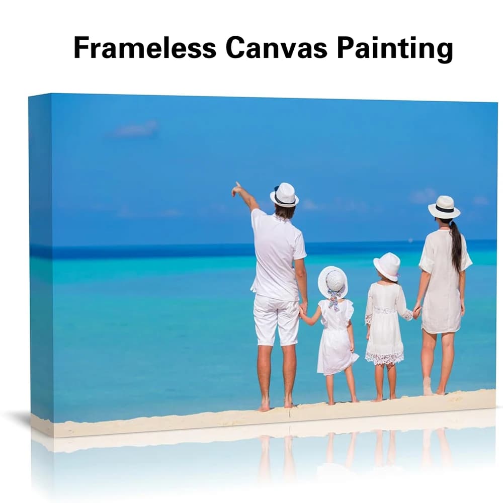 1 pezzo di stampa fotografica personalizzata senza cornice su tela, senza cornice, per decorare bagno, camera da letto, cameretta dei bambini