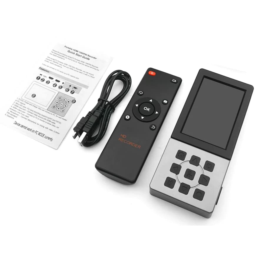 Scheda di acquisizione giochi HDMI 1080p Scatola di registrazione in streaming live con riproduzione dello schermo Scheda di acquisizione audio video Grabber Salva alla scheda TF