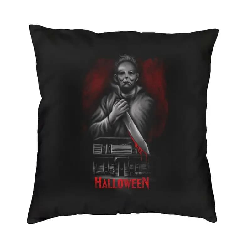 Michael Myers Halloween Pillow Federa for Square Cushion House Decorations Horror TV cushion printed on two sides in 3D for sofa