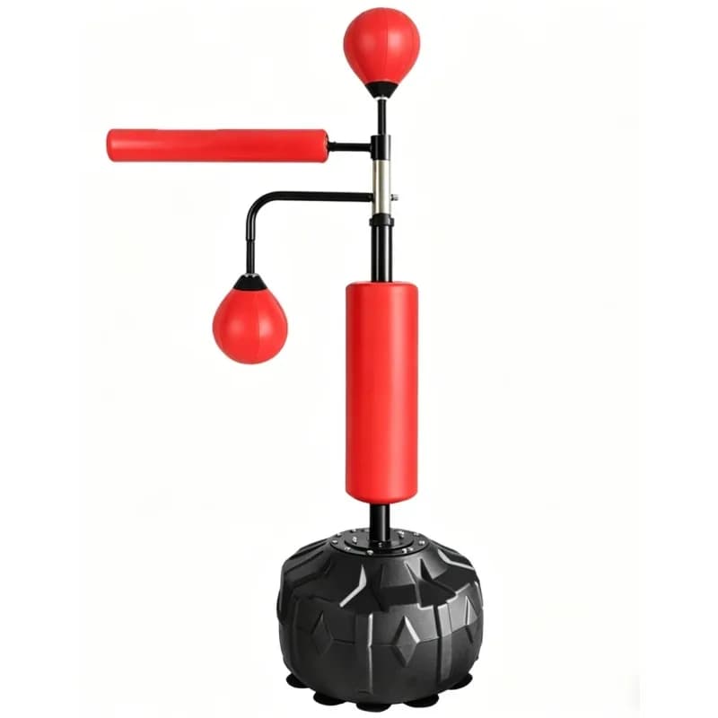 Standing Punching Ball Speed Bag Adjustable Height Boxing Equipment With Spinning Rotating Bar Standing Sand Bag