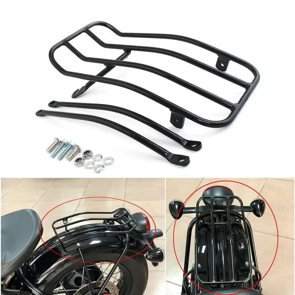 Per Triumph Bonneville Bobber/Bobber Nero 2017-2020 1 Set Portapacchi posteriore Mensola di supporto Accessori moto