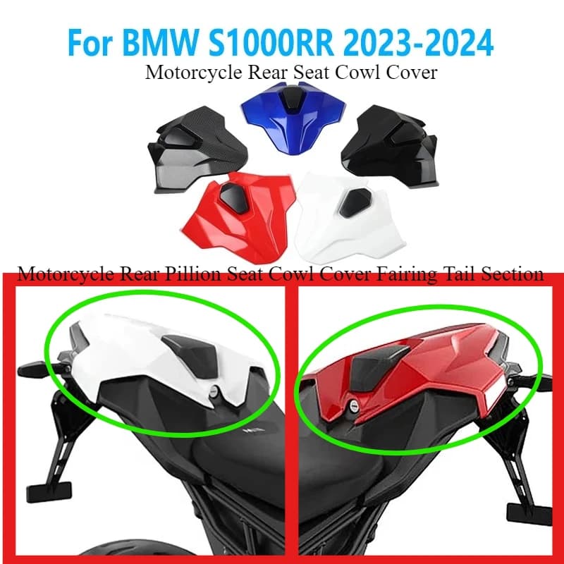 Copertura Coda Moto Posteriore per BMW S1000 RR S1000RR 2023 2024, Carena Posteriore Sella Passeggero