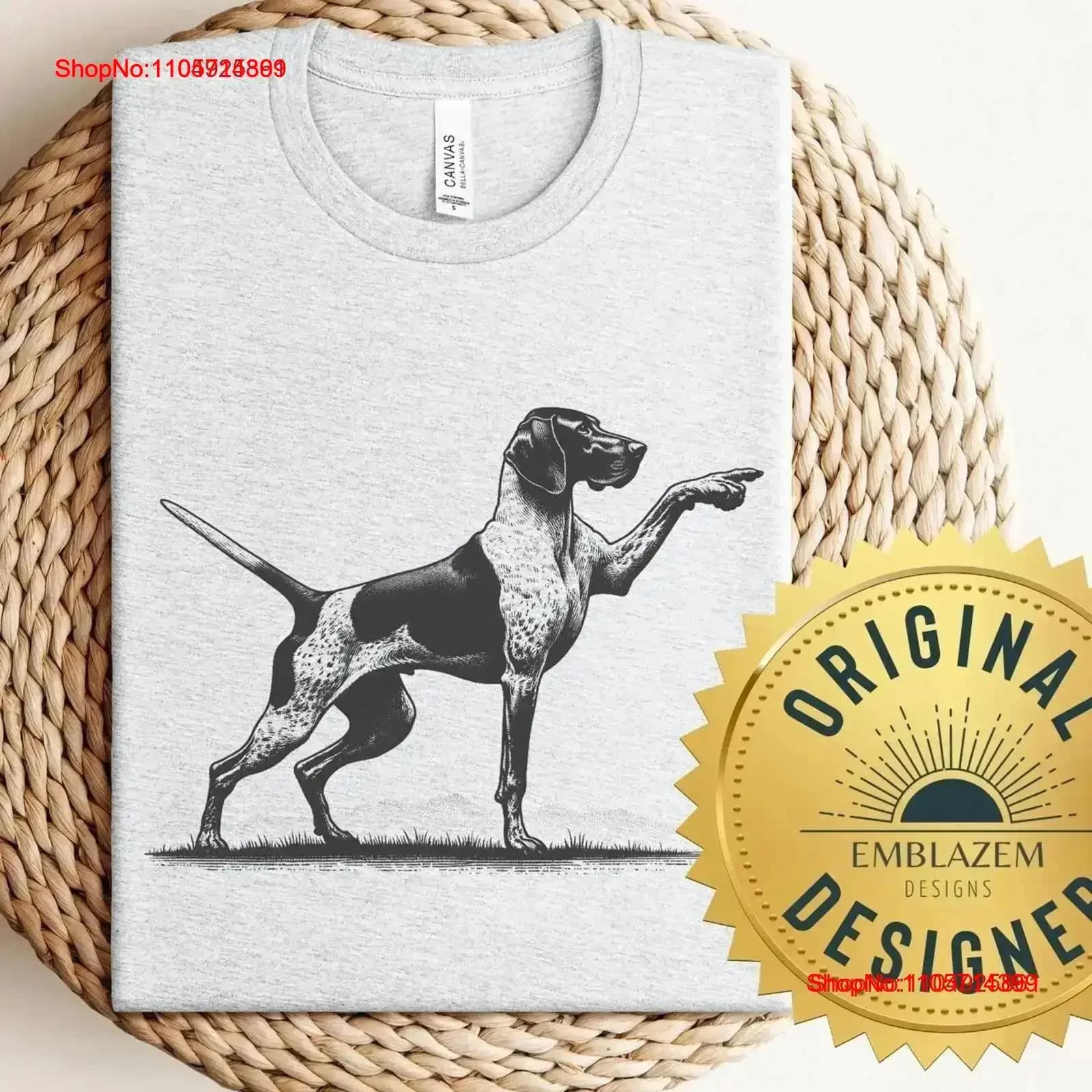Funny German Shorthair Pointer Person T Shirt GSP s For Dog Mom Dad Hunting Pet People Hers Him vintage Washed Slightly