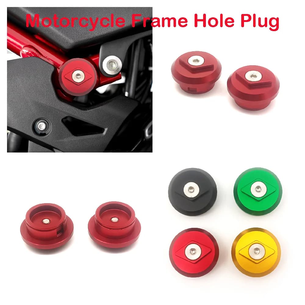 Adatto per Kawasaki Ninja 500 SE Z500 Ninja400 ABS Z400 2024 2025 2026 Moto Telaio Spine Foro Copertura Decorare Tappi Kit