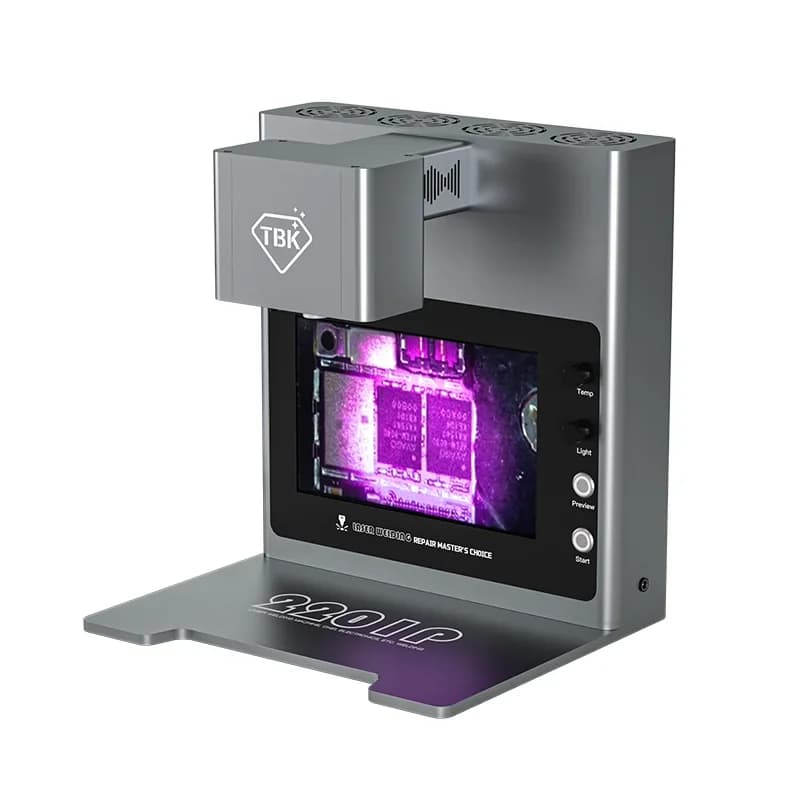Macchina per dissaldatura laser a infrarossi MaltoseTBK 2205 2203 con kit microscopio per circuiti stampati e chip SMD IC