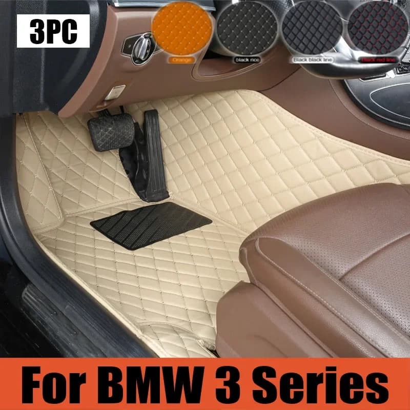 Tappetini per auto ibridi originali per BMW Serie 3 330e iPerformance F30 2015 ~ 2018 Tappeti impermeabili Tappetini per auto Auto tr