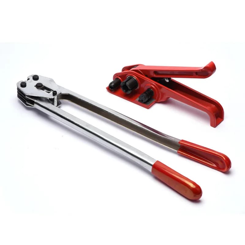 Pet Plastic Strap Manual Tensioner Sealer Tool Set Steel Industrial Machinery Assembly