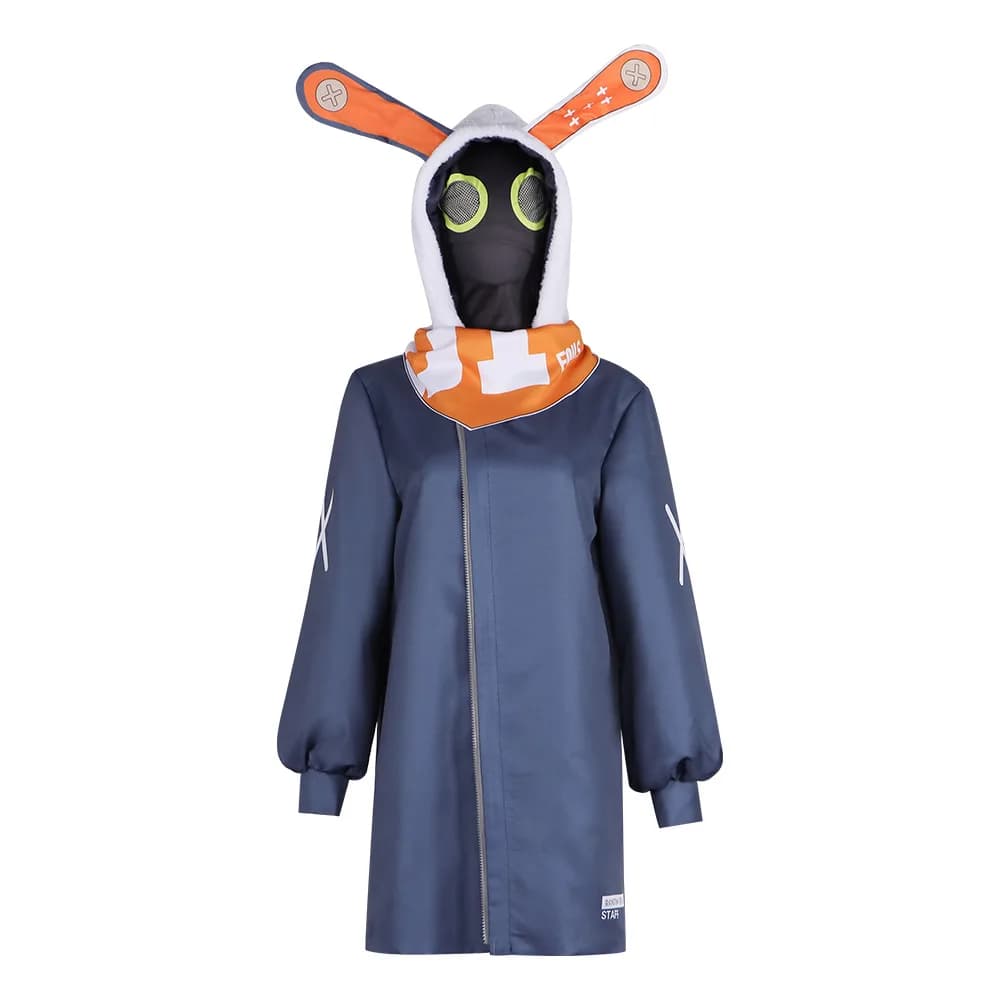 Game Zenless Zone Zero Bangboo Eous Cosplay Costume Hoodie Mask Scarf Women Men Halloween Carnival Party Role Play Outfit Suit
