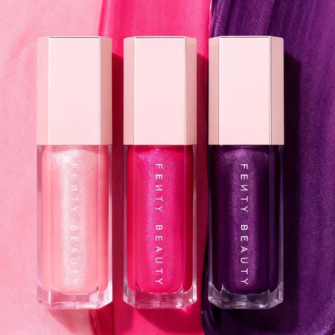 Fenty Beauty Transparent Lip Glaze Color Mirror Shine Glitter Lip Gloss Balm Sexy Lip Plumper Cosmetics Makeup Liquid Lipstick