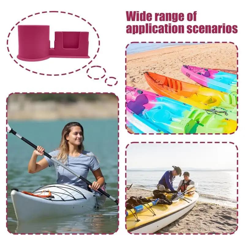 Portabicchieri creativo multifunzionale per paddle board Portabevande per kayak con rilegatura in corda 2 in 1