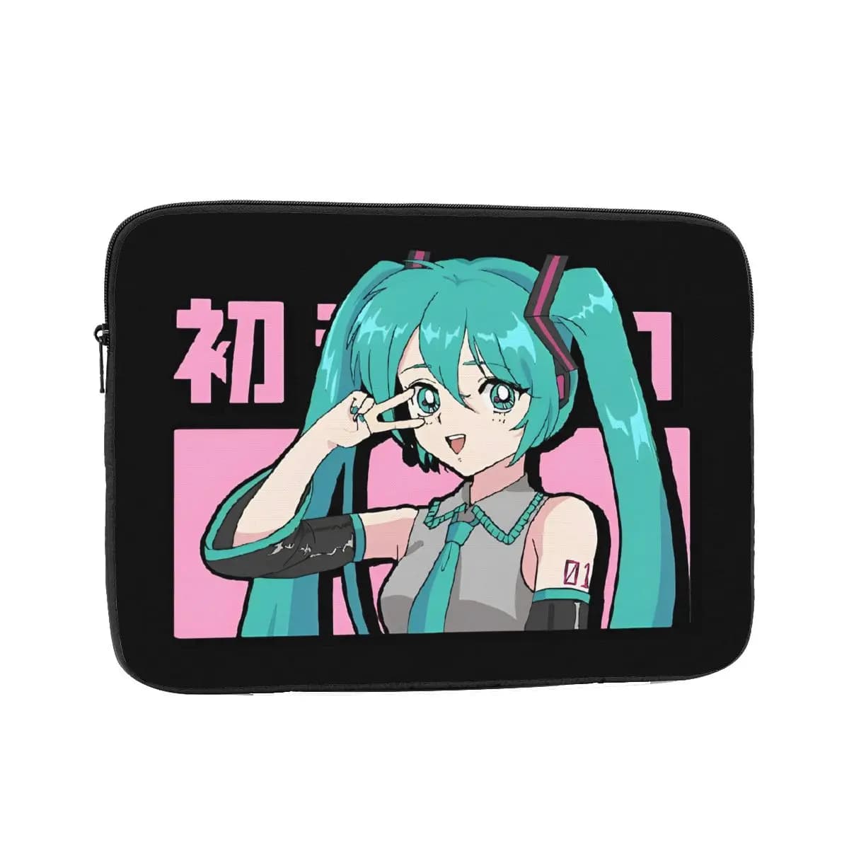 Custodia antiurto Hatsunes Mikus da 10, 12, 13, 15, 17 pollici Borsa per laptop Retromiku, custodia per notebook