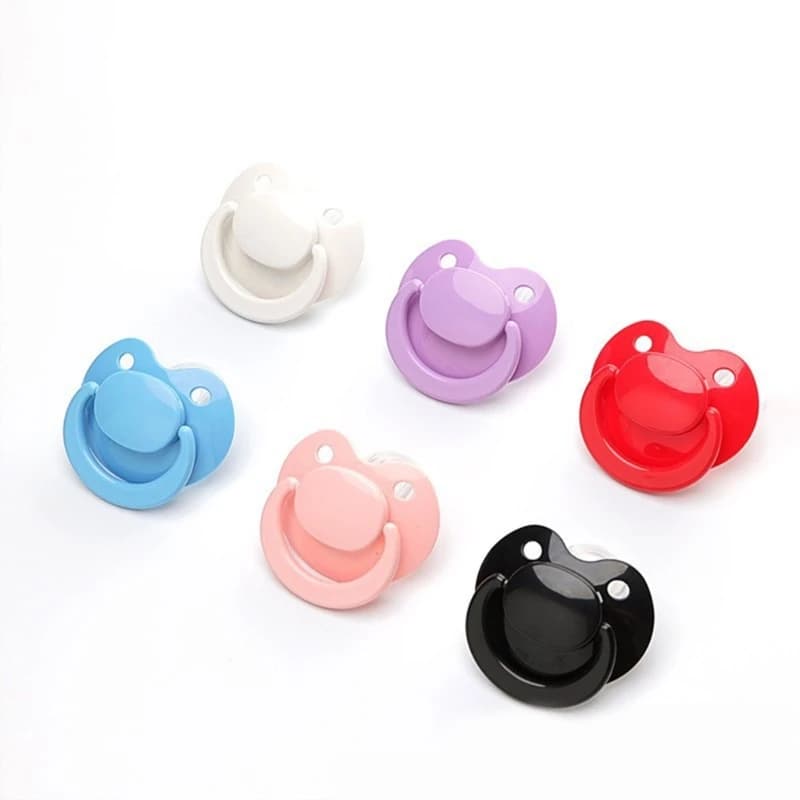 Ciuccio per rilassamento del capezzolo in silicone Ciuccio realistico Succhietto per adulti QX2D