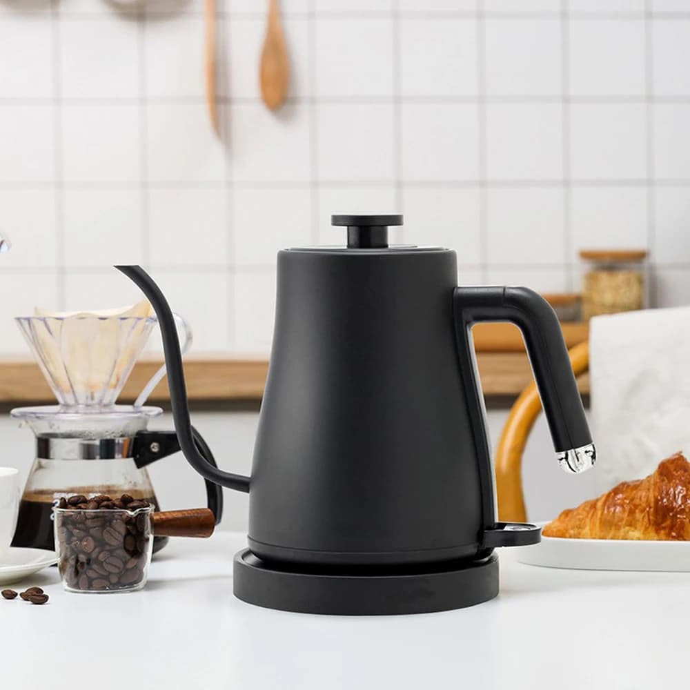 1.2L Electric Kettle 1500W Hot Water Pot For Infusion Hand Preparation Teapot Stainless Steel Teapot Coffee Boiler Heating Teapot 220V
