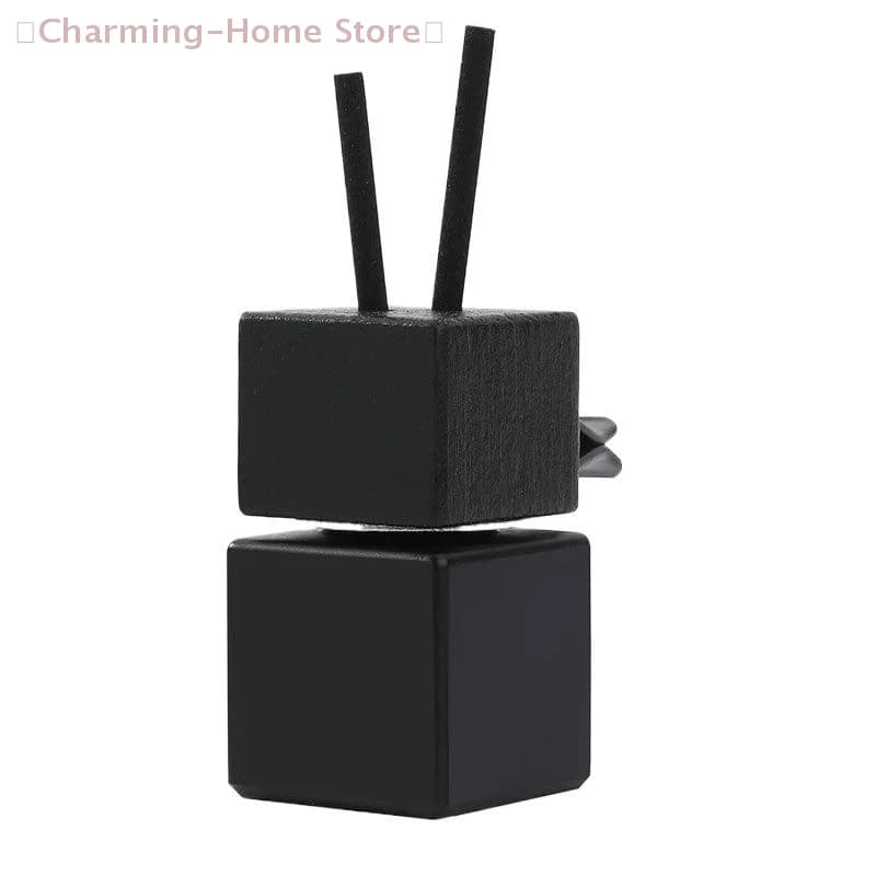 【M】1 Pezzo Bottiglia Quadrata in Vetro per Auto, Deodorante per Ambienti, Bottiglia Vuota, Ornamento Aromaterapico, Ciondolo Diffusore