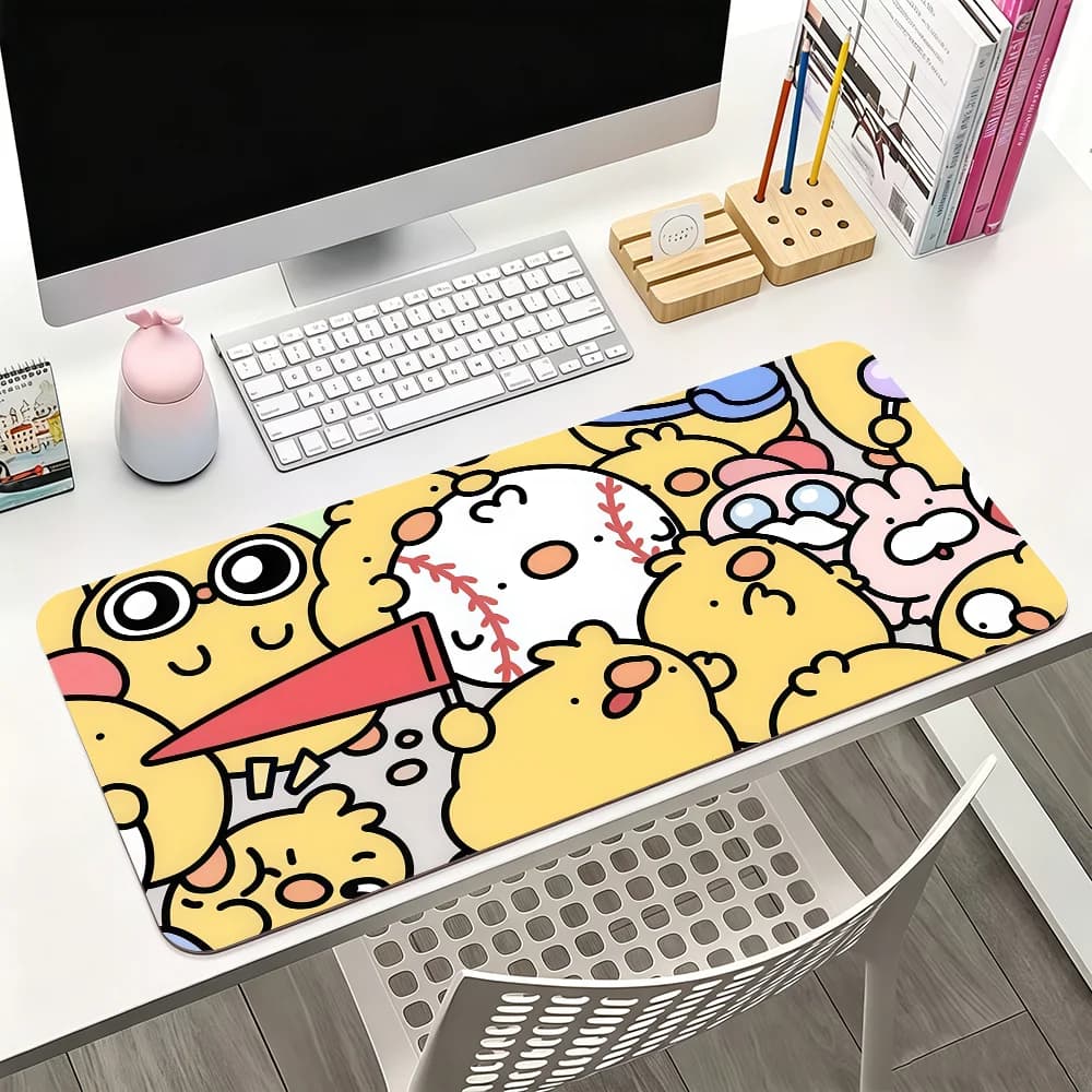 Cartoon Cute K-KennysGifs Mouse Pad For Office Gaming And Keyboards Non-Slip Large Waterproof