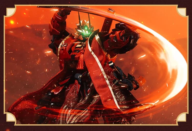 【Senza corpo】Moshow 1/12 Bilancia Soldato Maschio Classico Mecha Mantello Rosso Bello Per 6 pollici Action Figure Giocattoli di Modello