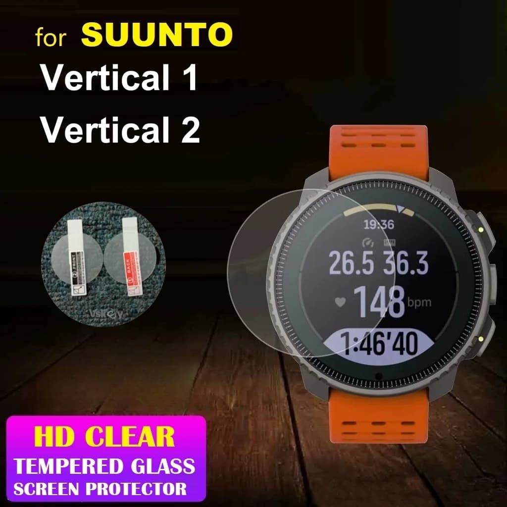 5PCS Protezione per lo schermo dello smartwatch per SUUNTO Vertical 2 / Vertical 1 Pellicola protettiva antigraffio trasparente HD in vetro temperato