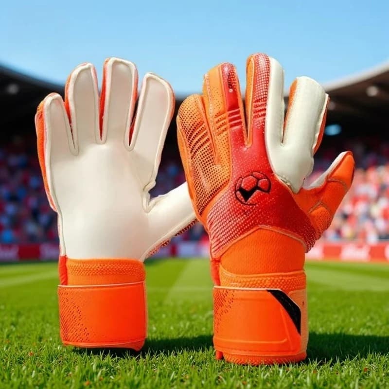 Guanti da Portiere per Bambini e Adulti, Accessori Sportivi per Calcio, Protezione Dita in Lattice, Guanti Protettivi da Partita