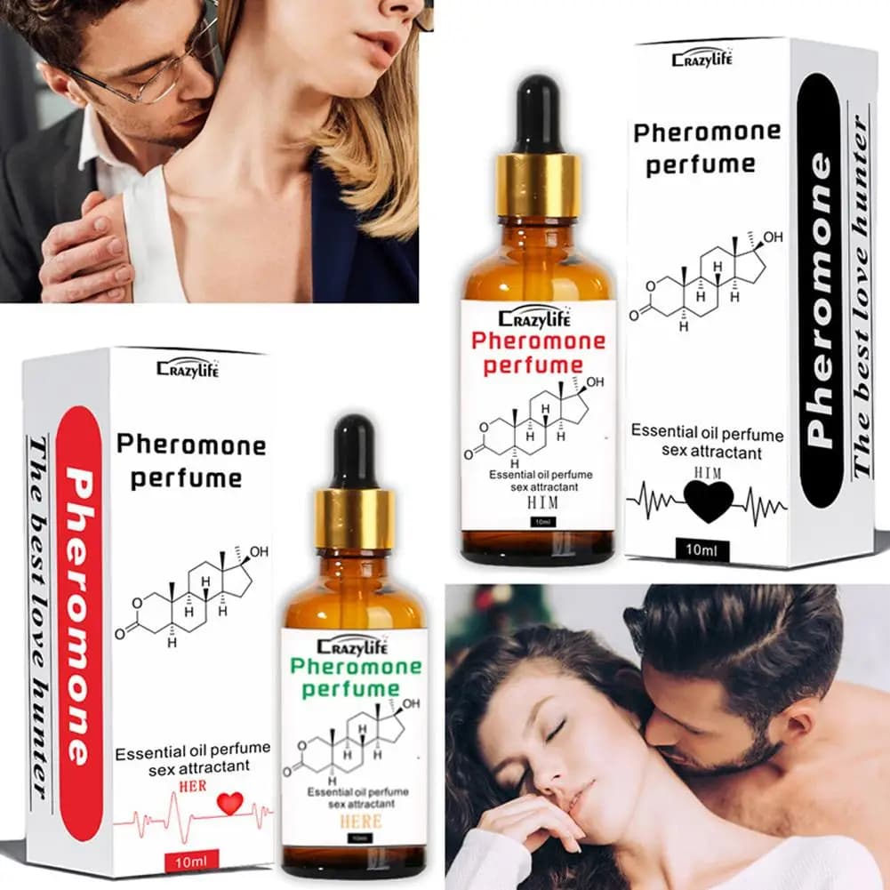 10ml Uomo Donna Feromone Feromone Profumo di Lunga Durata Fragranza Naturale Profumo Fresco Nuovo Olio Nuovo Incontri Essenziale 2025 C3I2