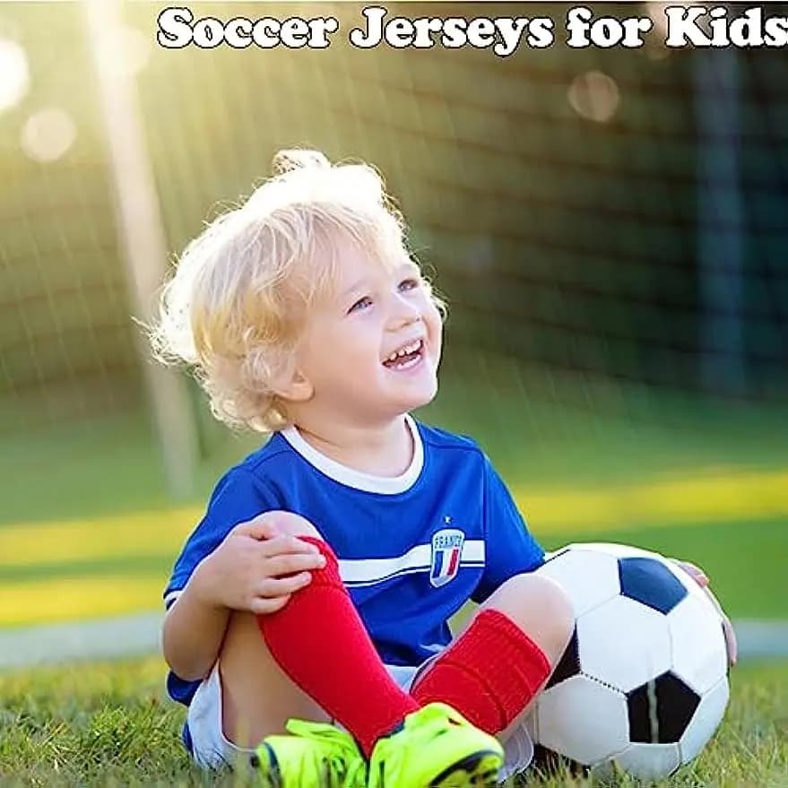 Nuove maglie da calcio per ragazzi Ronal_do # 10 e # 7 Maglia per bambini Mess_i Maglia da calcio per giovani Camicia regalo per bambini Set da 3 pezzi