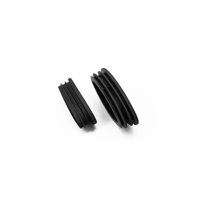 Tappo a Forma di Oliva in Plastica Nera Antiscivolo e Antipolvere per Gambe di Sedie, Protezione per Pavimenti, Accessorio Hardware