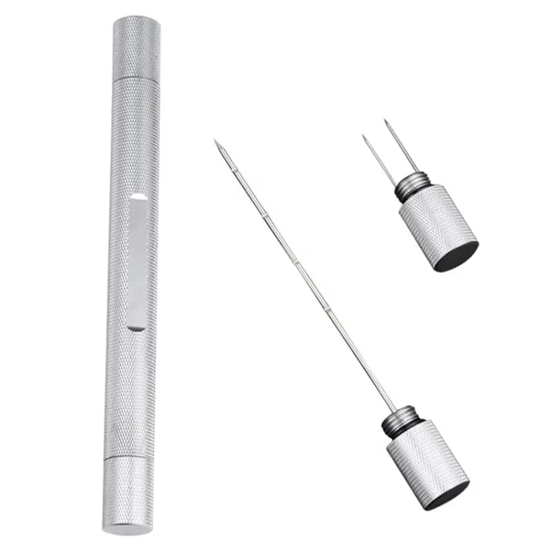 Cigar Unclogging Pin Punch Tool Perfect Portable Metal Stainless Steel Cigarrera Draw Cigar Drill Needle Travel Accessories