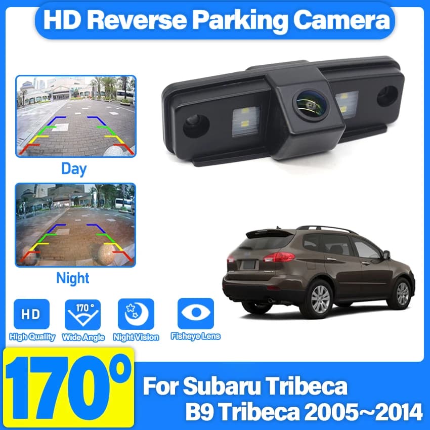 Auto Vista Posteriore Retromarcia Backup Parcheggio HD CCD Impermeabile 1080P Macchina Fotografica Per Subaru Tribeca B9 Tribeca 2005 ~ 2010 2011 2012 2013 2014