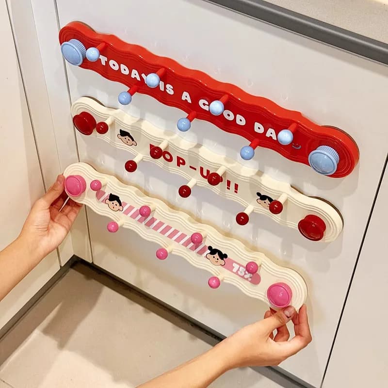 Ganci a ventosa potenti moda Kawaii Ganci da parete per porta riutilizzabili sottovuoto Gancio per vestiti resistente Gancio per vestiti senza traccia Carino