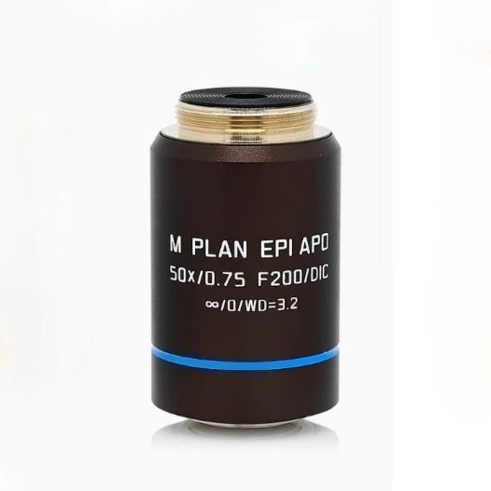 5X10X20X50X100X M APO Plan EPI Apochromat Objective RMS 20.2 Thread F200/DIC Metallographic Microscopes Objective Long WD