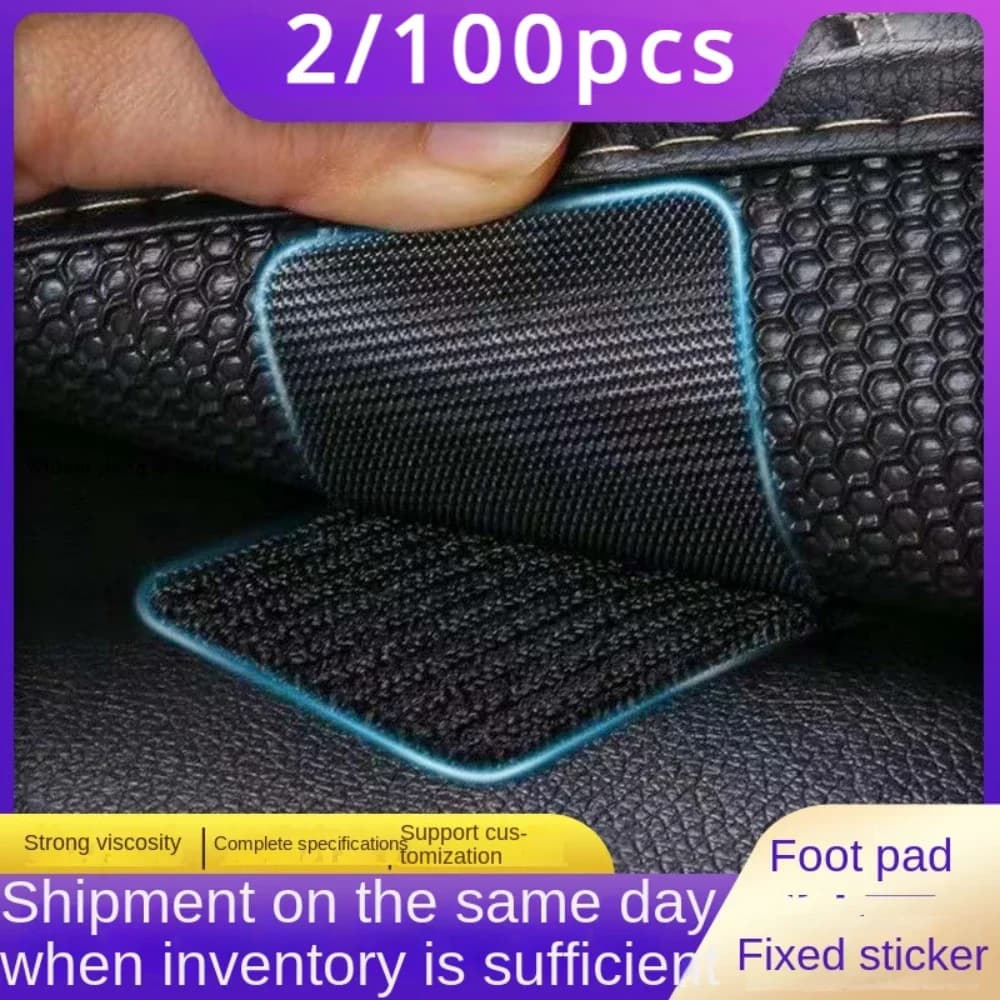 Elementi di fissaggio a gancio fai da te Nastro adesivo velcro molto resistente Tappetini autoadesivi per auto Attacchi per cucire Organizzatore di cavi Scratch Auto