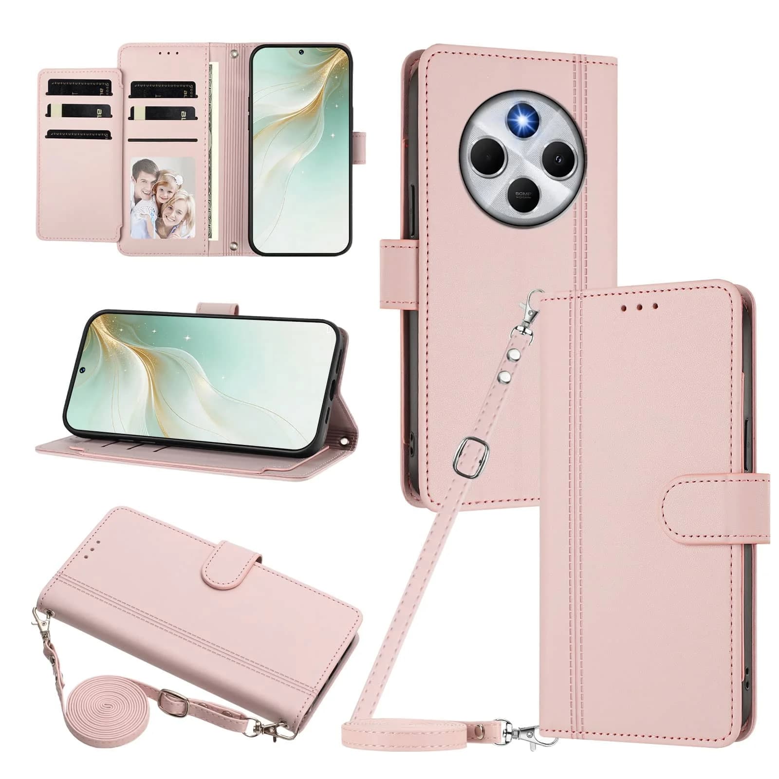 Wallet Case for Xiaomi Poco X3 X4 X6 M4 M6 Pro X3 NFC C65 M7 F6 Cover Slim Flip Magnetic Clasp with Kickstand Shockproof Case