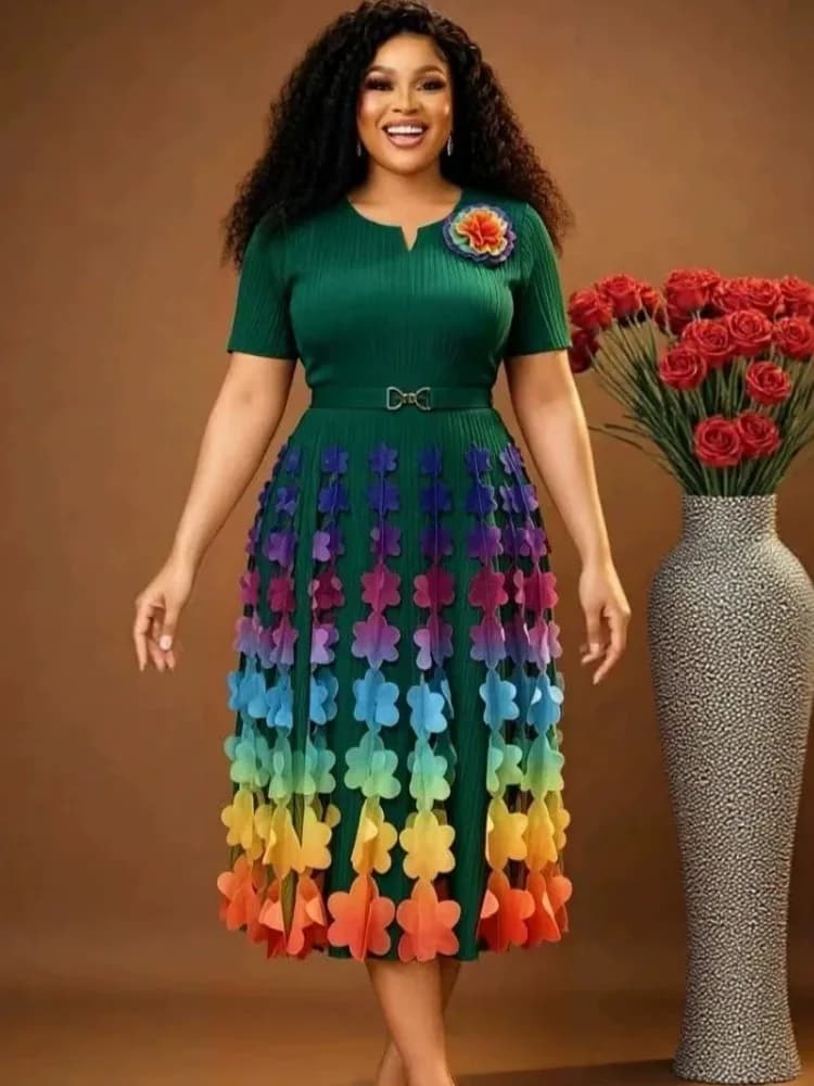 Abiti Africani Eleganti per Donne, Abaya Musulmana da Cerimonia, Dashiki, Vestito a Maniche Lunghe, Kaftan Turco Africano 2026 Nuovo