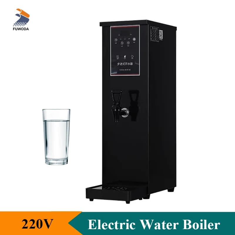 Electric Water Boiler Water Heating Machine 30L 35L 50L Commercial Hot Water Maker Milk Tea Shop Use Rapid Heating