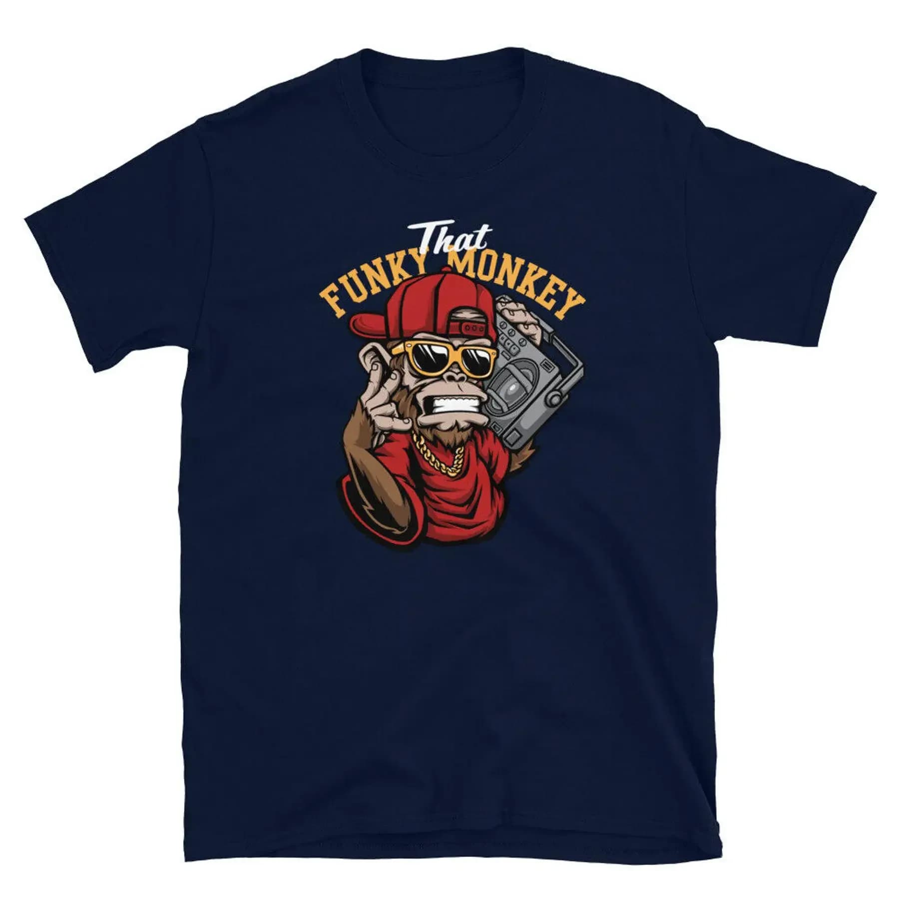 Pop Culture Retro 80s Hip Hop That Funky Monkey Short Sleeve Unisex T Shirt