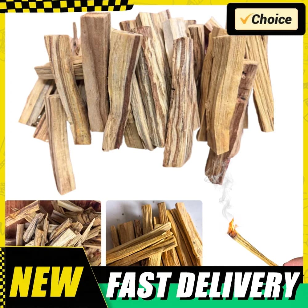1-10PCS Wooden Palo Santo Natural Incense Sticks High Oil Content Indoor Aroma Diffuser Sticks for Home Living Room