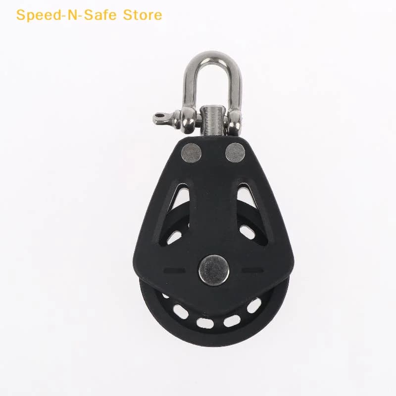 High Load Rope Runner Sheave Block Plain Bearing Universal Wearproof for Sailboat Marine Sailing Rigging Work