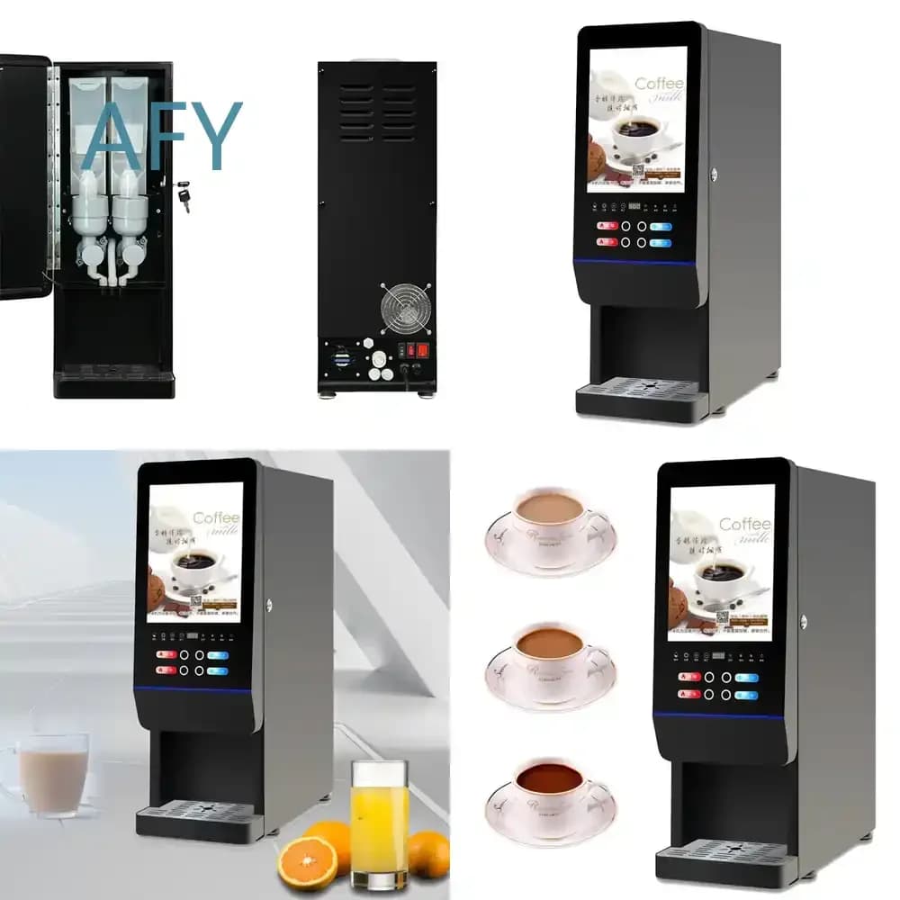 Instant Beverage Machine for 110V 220V Hot Cold Milk Tea Coffee Maker for Commercial Household Use Automatic Drink Dispenser