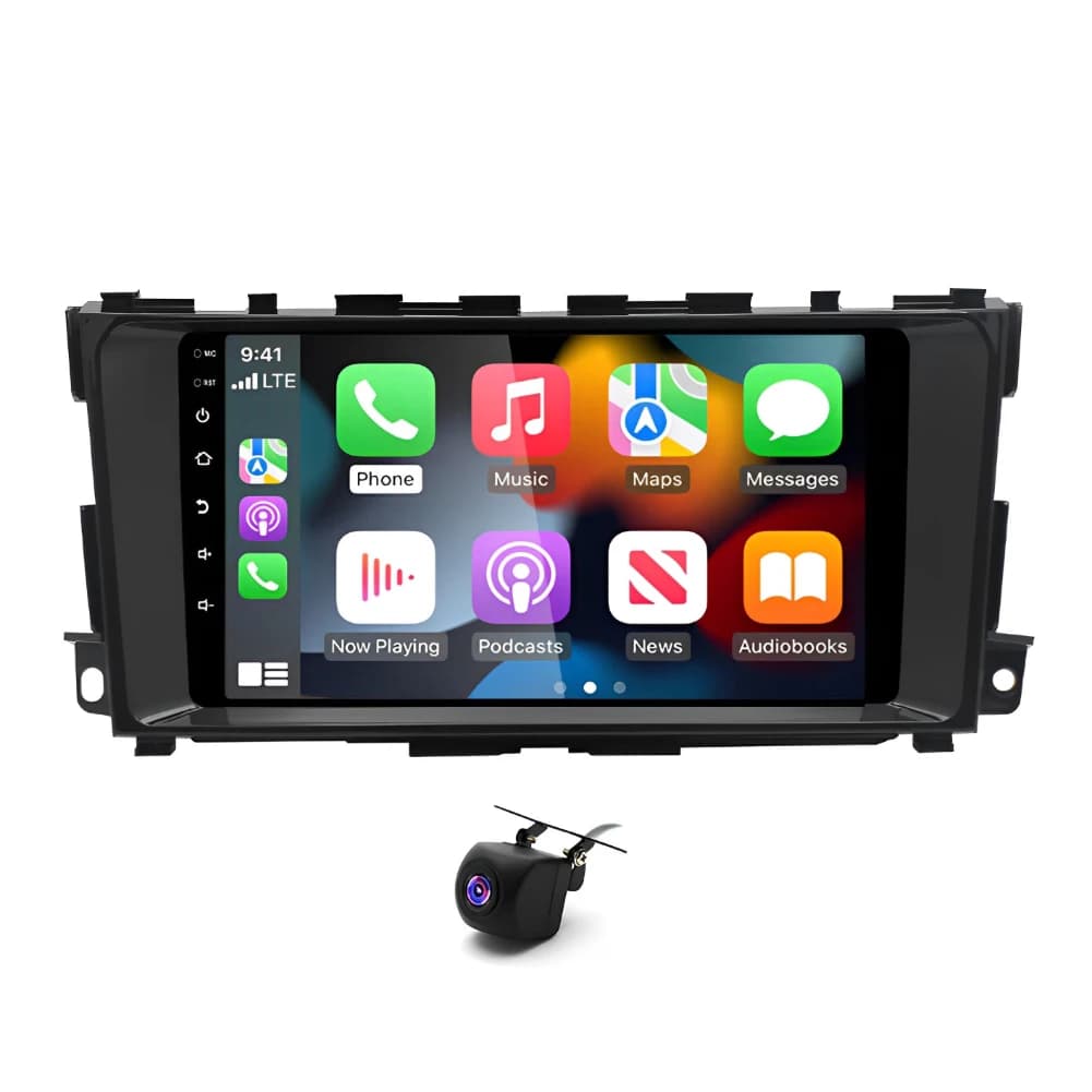 2 Din Android 13.0 9 pollici 2G + 32GB Wireless Carplay Autoradio Radio Navigazione GPS WIFI Compatibile per Nissan Altima 2013-2018