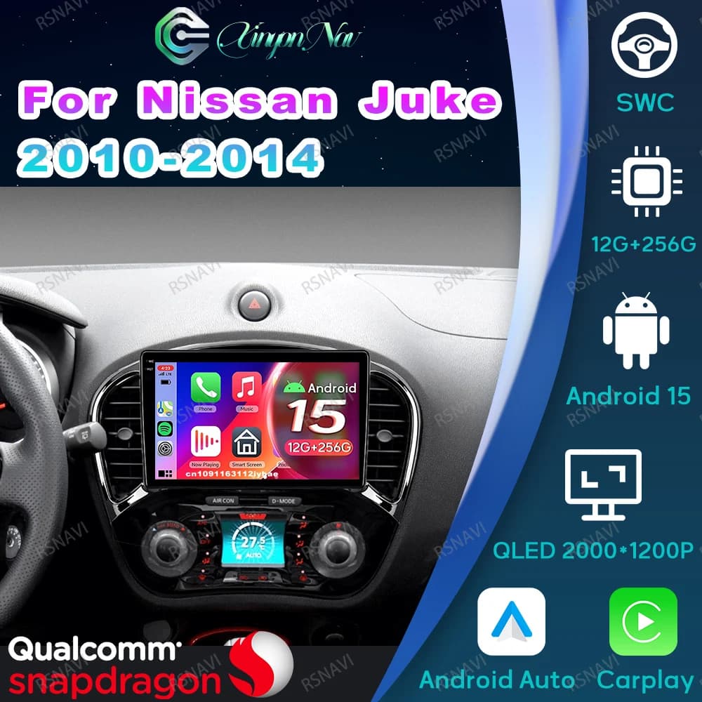 Android 15 Per Nissan Juke 2010-2014 Stereo Viedo Player Dacia Duster Dash Auto Macchina Fotografica CAR WINDSHIELD SUNSHADES Jdm Golf 5 DVD BT