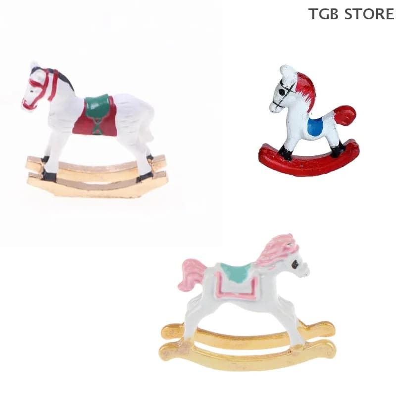 1 pz Mini Decorazione Di Natale Casa Delle Bambole Troie Modello Giocattolo 1/12 In Miniatura Casa di Bambola Accessori Camera Da Letto Scena Prop