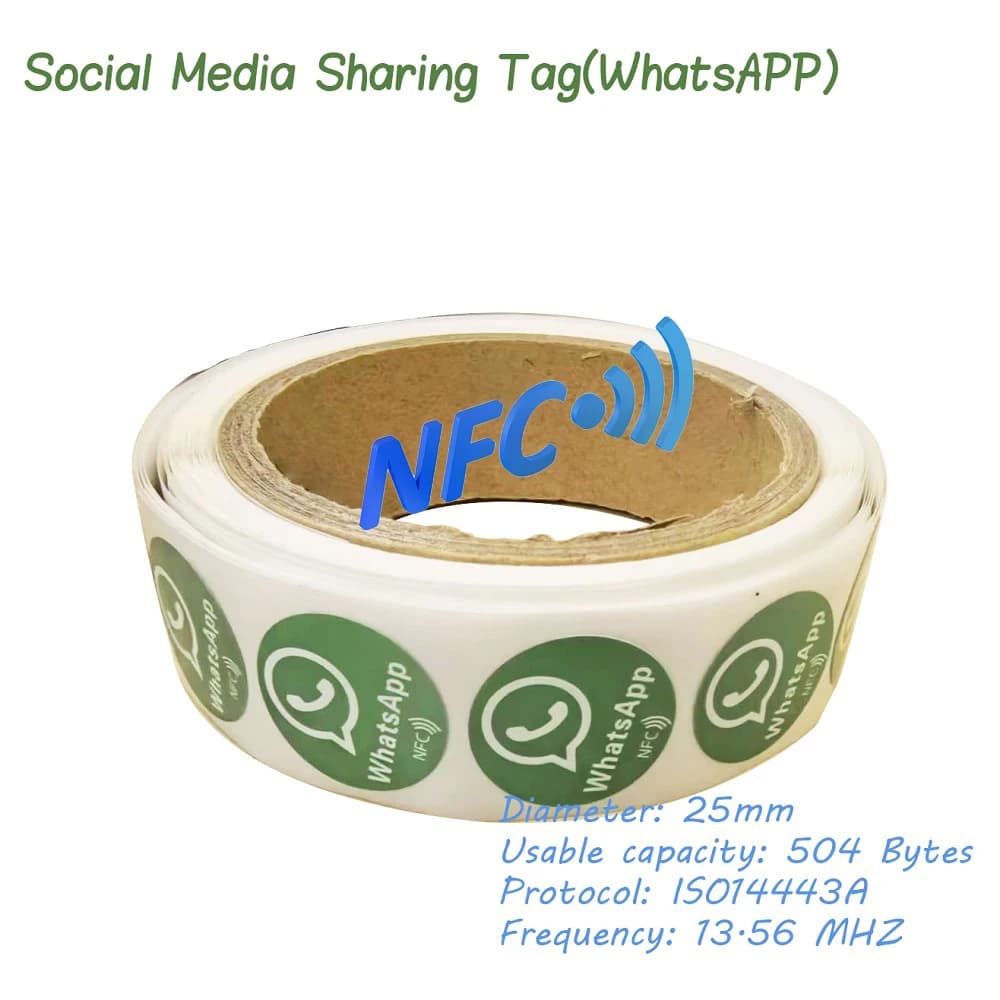 Le carte con rubinetto NFC aumentano la tua scheda per condivisione di social media aziendale Revisione riutilizzabile Scheda con rubinetto Recensioni di Google WhatsApp Tap Tag adesivo NFC