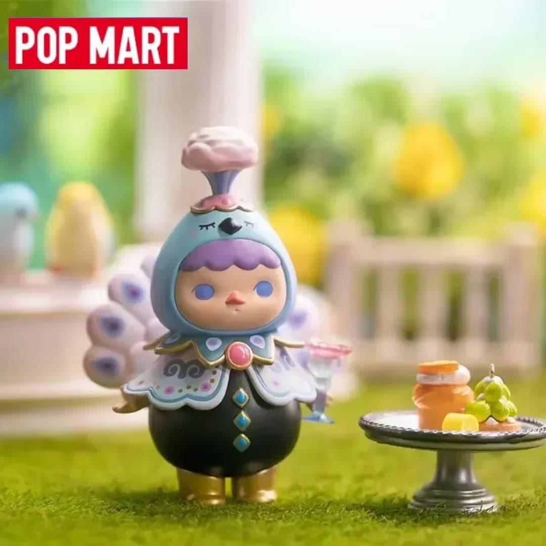 POP MART PUCKY Animal Tea Party Series Blind Box - Cute Mystery Figure Collectible Model Toy for Birthday Gifts