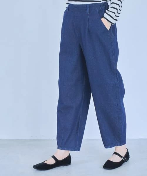Jeans Casual a Vita Alta Elasticizzati con Polsini, Versatili e Semplici, Effetto Snellente, Taglie Forti, Gamba Dritta, Collezione Primavera 2025