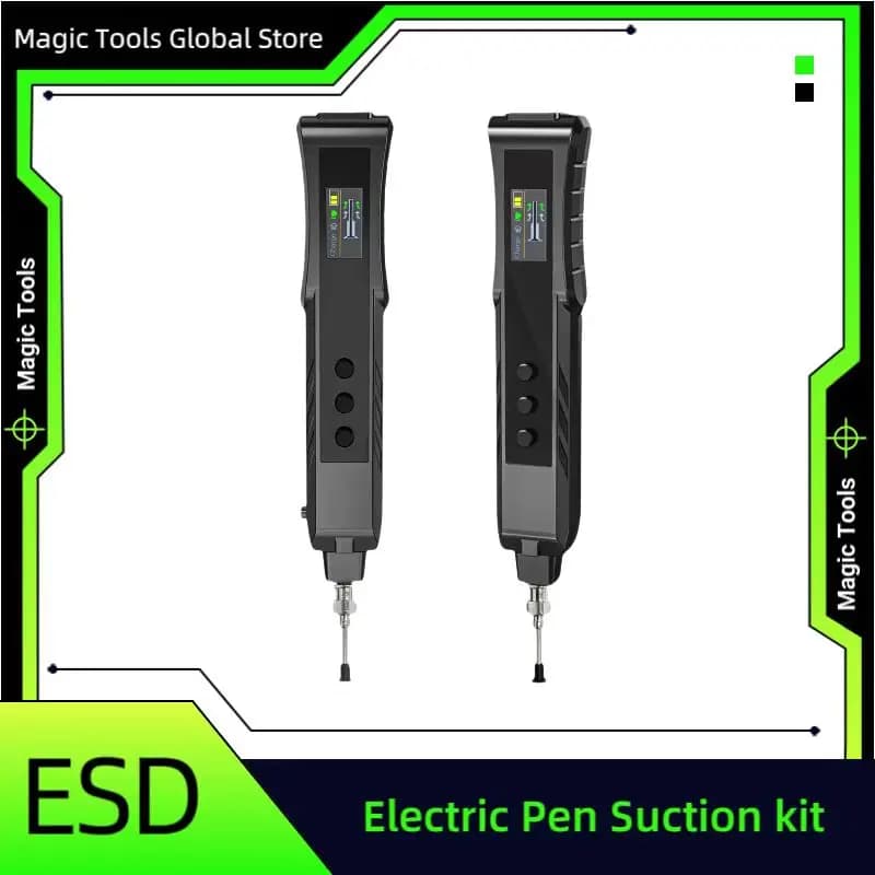 ESD-Safe Rechargeable Electric Suction Pen Kit – Portable SMD Component Handling and Desaluation Tool
