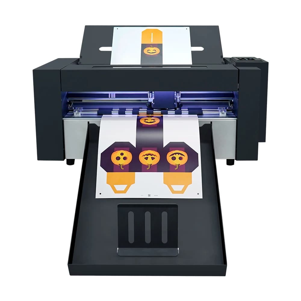 Plotter da Taglio Purcell Mini Smart A3 A4 per Lavorazione Carta, Adesivi in Vinile, con Doppia Testa, WiFi, Alimentazione Automatica e Funzione Fustellatura