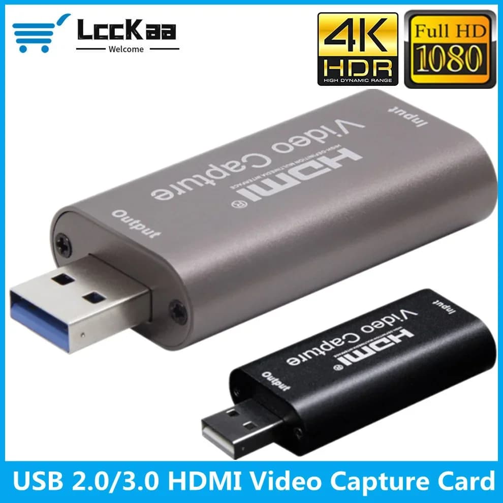 USB 3.0 2.0 scheda di acquisizione Video 4K HDMI Video Grabber Box per PS4 Game DVD Camcorder Camera Record placa de video Live Streaming