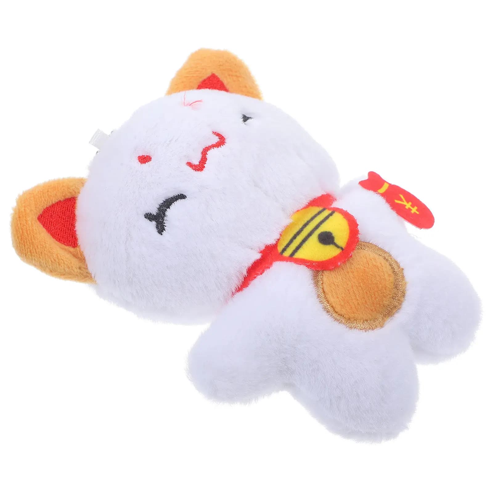 Portachiavi Gatto della Fortuna, Ciondolo Peluche per Borsa, Zaino, Borsetta, Decorazione Auto, Regalo Creativo