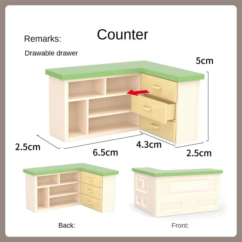 Household Dollhouse Miniature Furniture Accessories Lifelike DIY Electrical Model Shooting Props Coffee Maker Model Girls