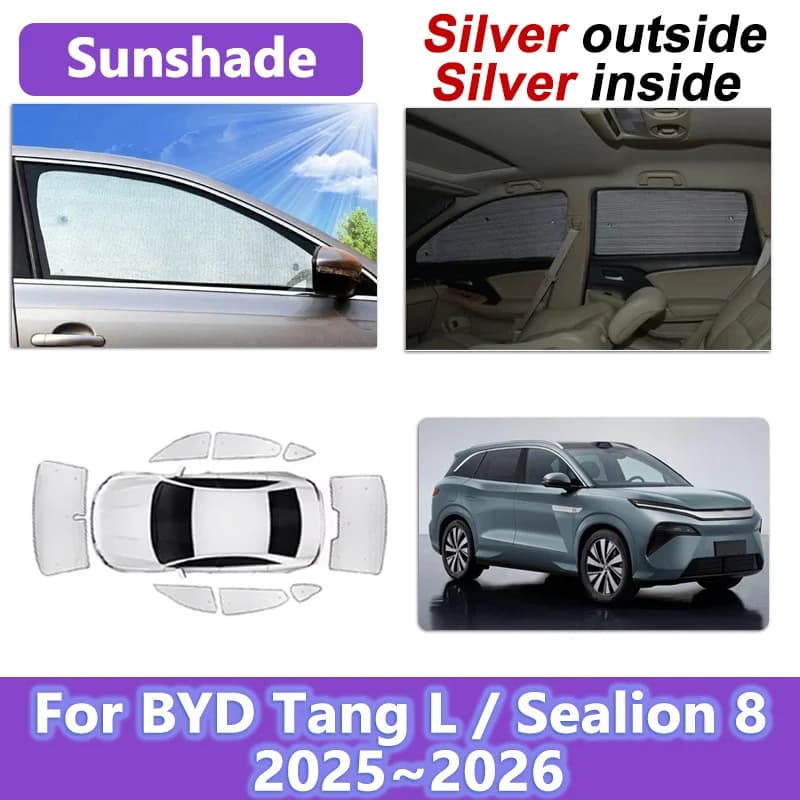 Per BYD Sealion 8 Tang L 2025 2026 Auto Visiera Parasole Parabrezza Copertura UV Blocco Parasole Strumenti di isolamento termico Accessori per veicoli